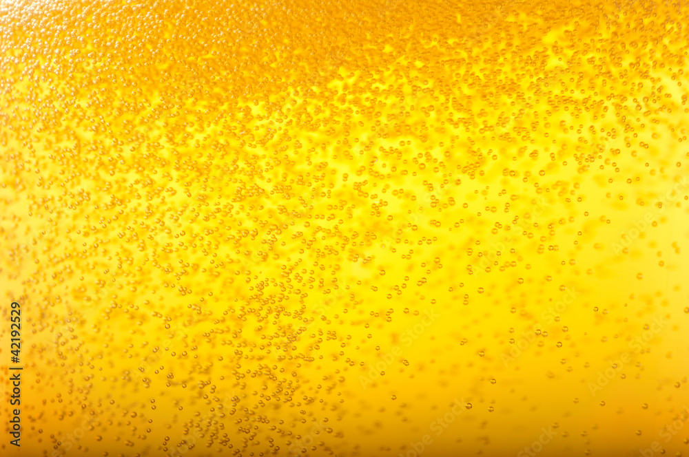 Bubbles in beer. Bubbles in beer.