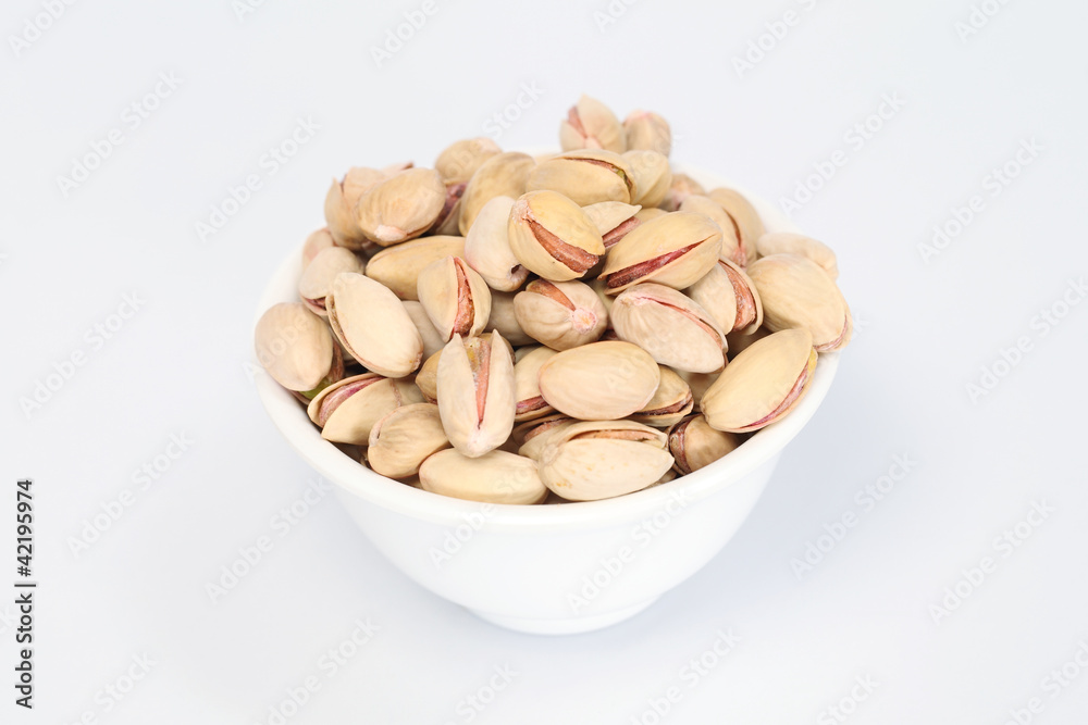 Bowl of pistachio nuts Bowl of pistachio nuts