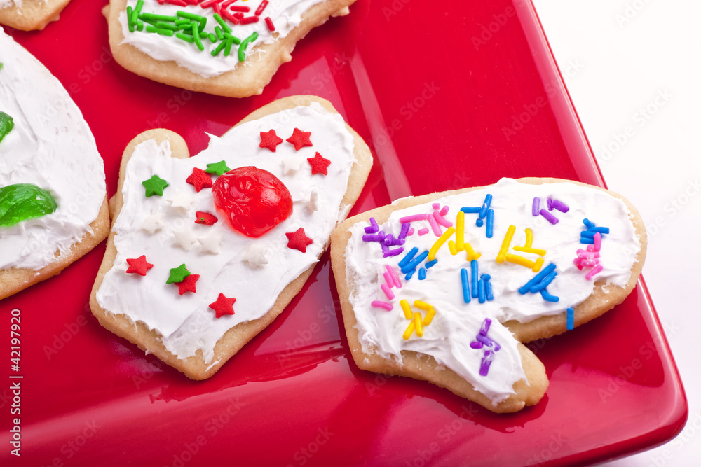 Christmas Mitten Cookies Christmas Mitten Cookies