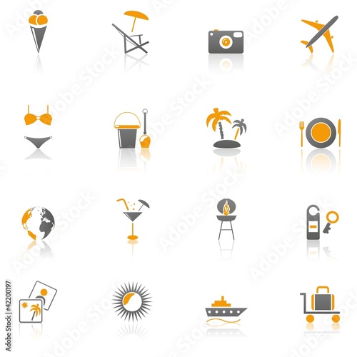 16 Symbole Urlaub