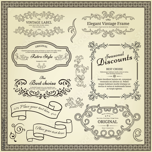 set of design elements