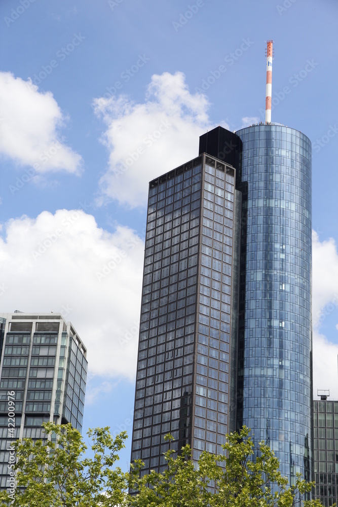 Fototapeta premium Hochhaus Frankfurt