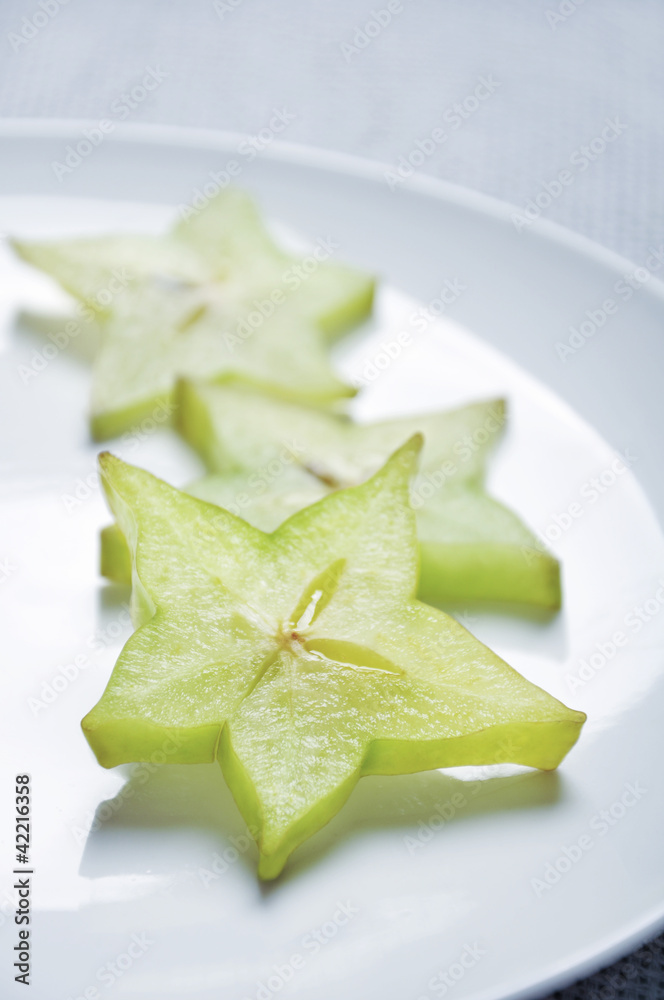 Fototapeta premium slices of carambola