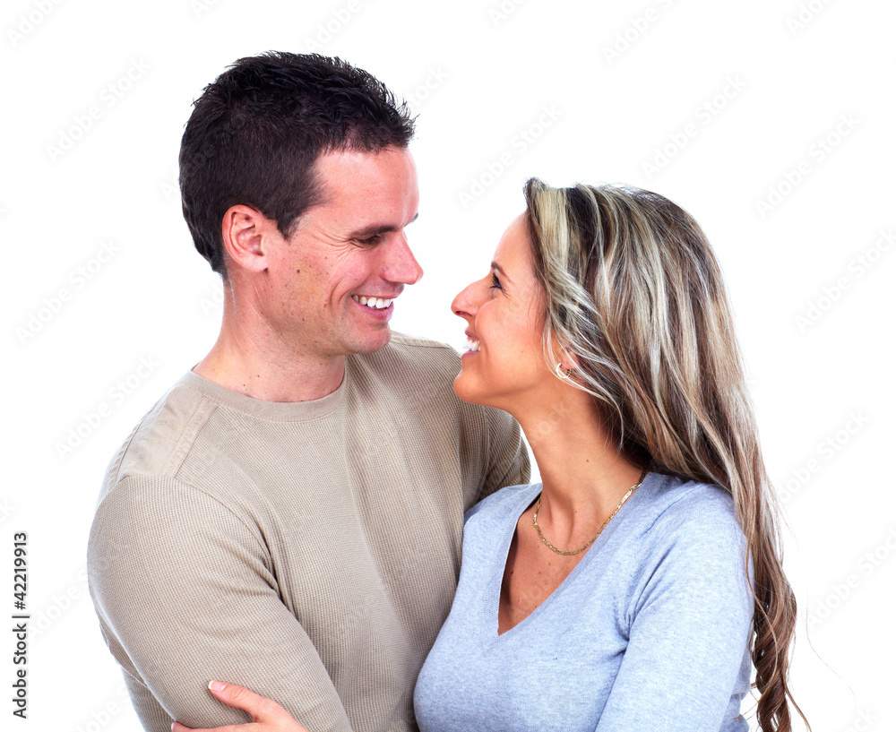 Young happy couple. Young happy couple.