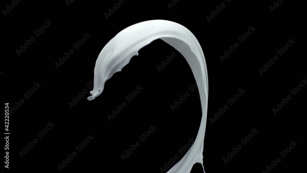 white paint splash, Slow Motion white paint splash, Slow Motion