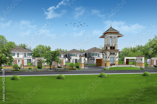 3d rendering of building photo