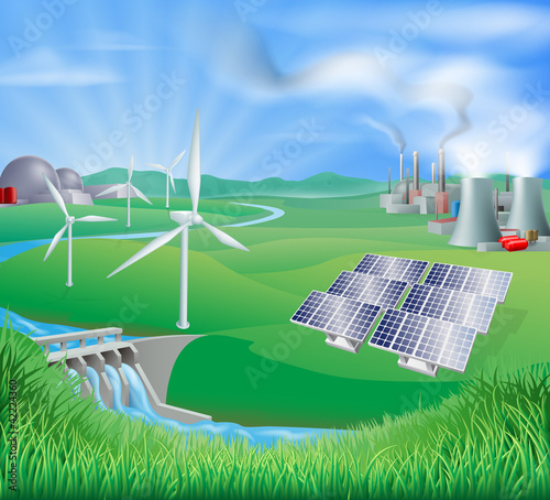 Electricity or power generation methods