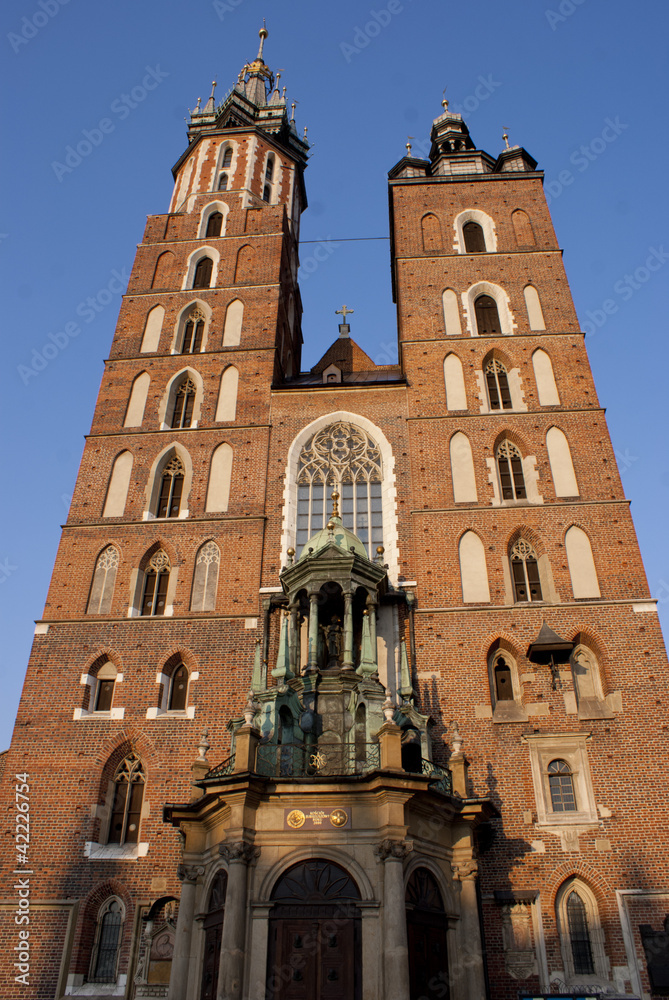 The basilica of the Virgin Mary