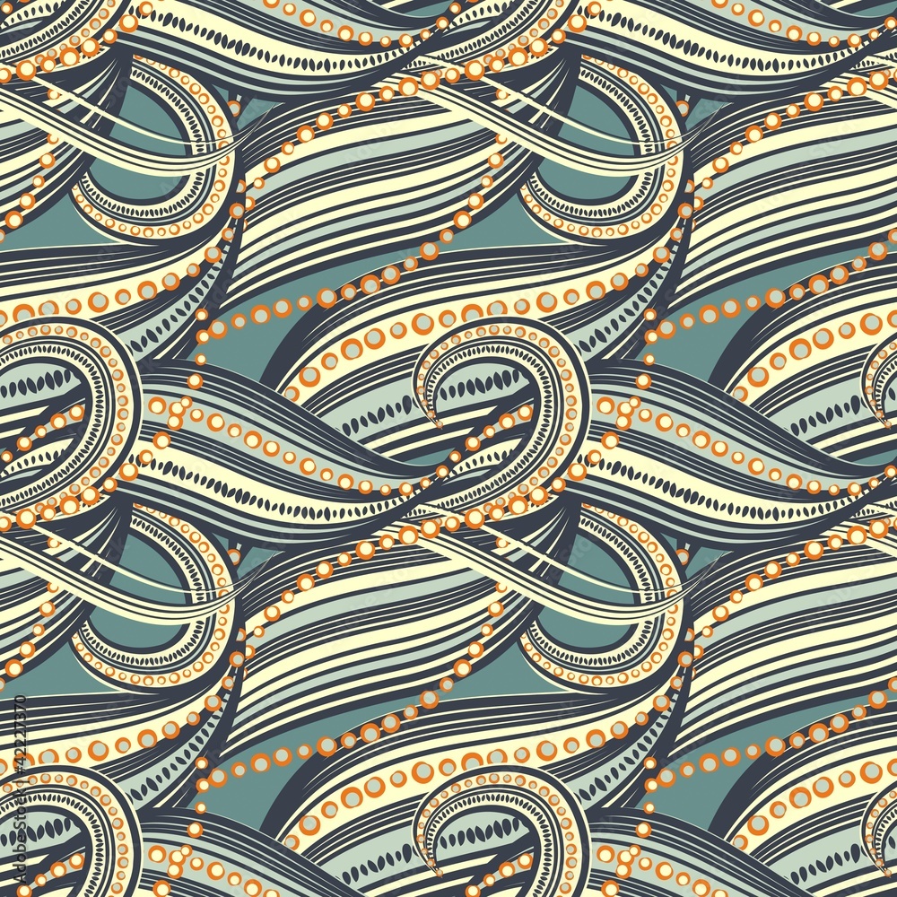 Seamless abstract wave pattern Seamless abstract wave pattern