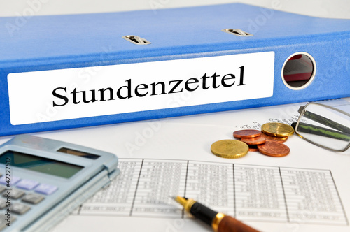 Stundenzettel