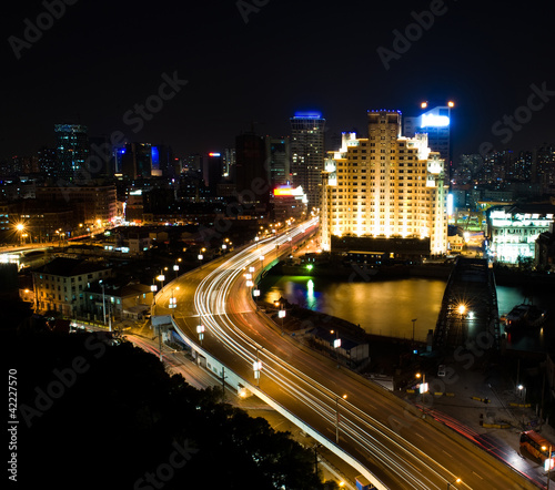 night view of shanghai © xy