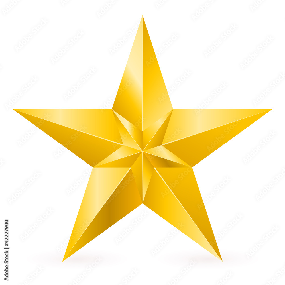 Obraz premium Shiny Gold Star