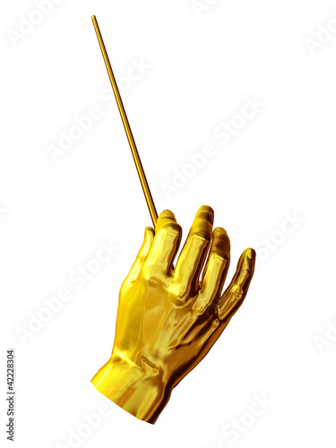 Gesture of a conductor-hand position