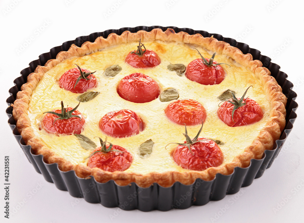 tomato basil quiche tomato basil quiche