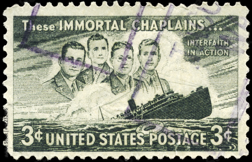 USA - CIRCA 1948 Four Chaplains photo