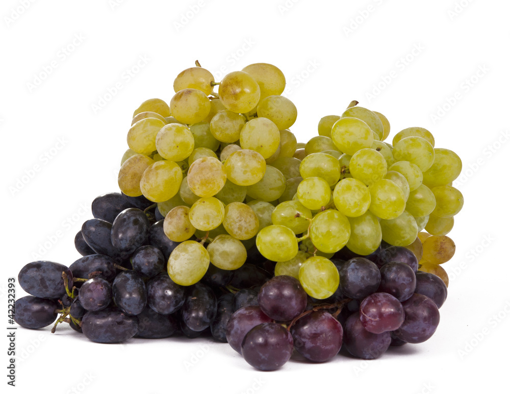 grapes isolated