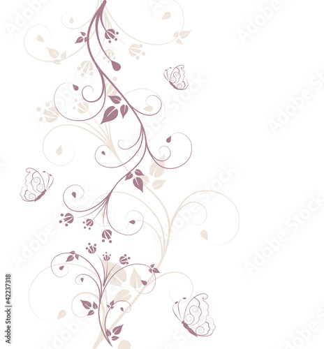 Beautiful, abstract floral background