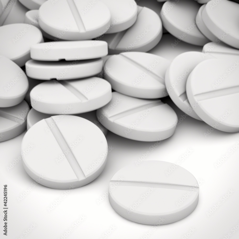 Heap of tablets Heap of tablets