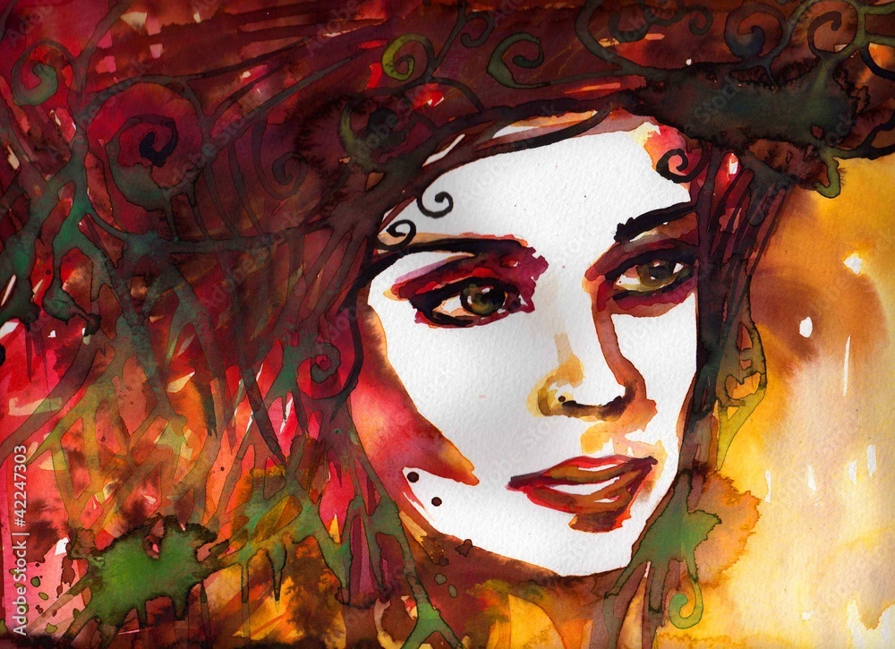 jesienny portret kobiety