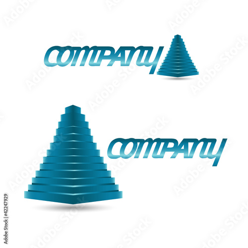 Logo piramidal
