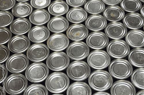 Aluminium Cans in factory warehouse