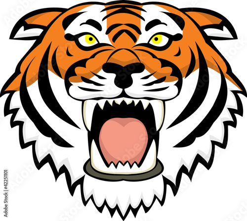 Fototapeta Naklejka Na Ścianę i Meble -  Tiger tattoo