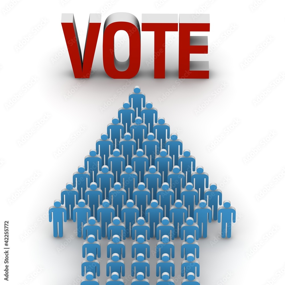 Obraz premium vote 3d