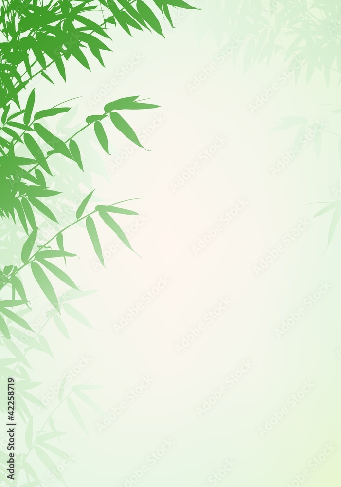 Naklejka premium Bambusowy drzewny tło