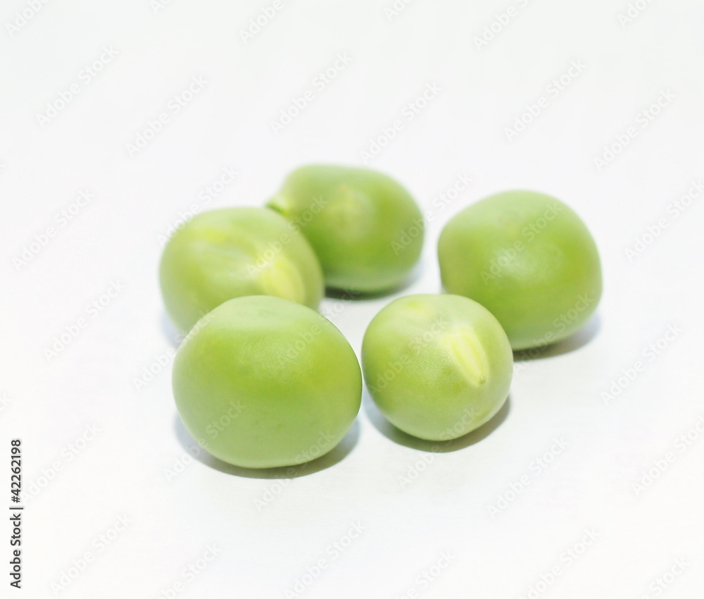 fresh peas isolated on white background fresh peas isolated on white background