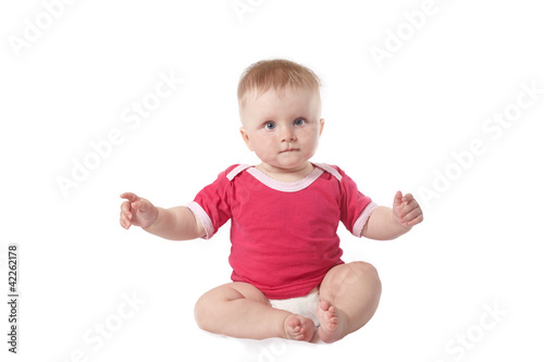 Fotografi Baby in red