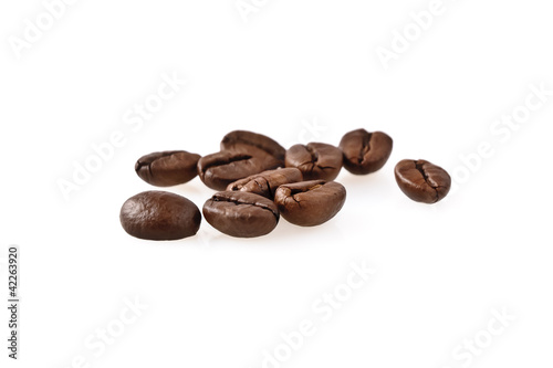 Chicchi di grano tostato - arabica photo