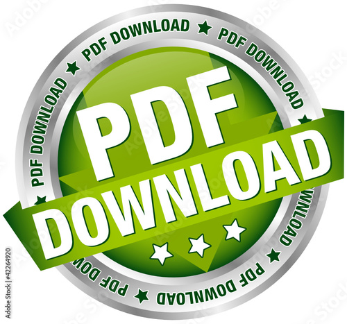 Button Banner "PDF Download" Green/Silver