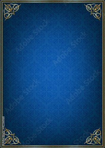 Soyut bitkisel çerçeve