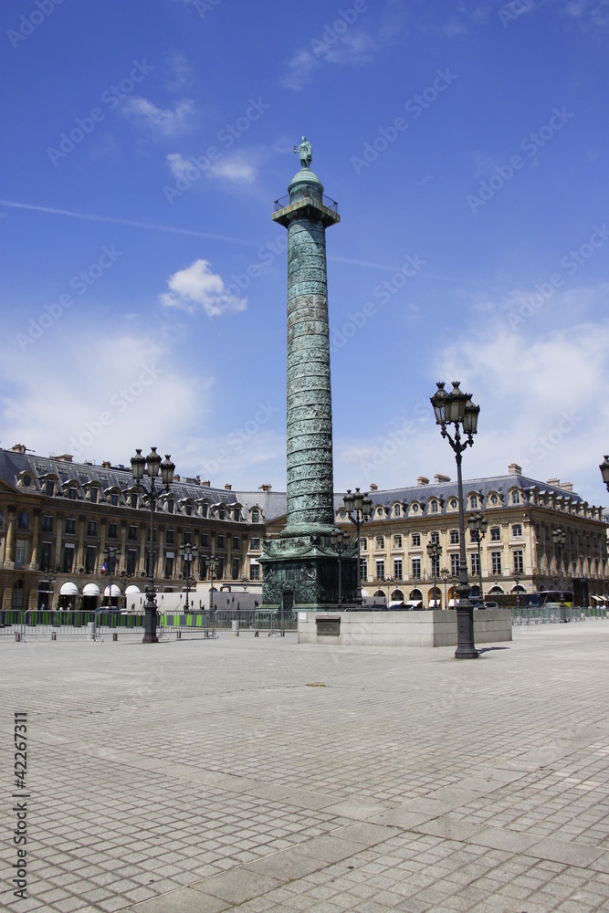 Place Vendôme à Paris