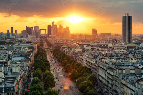 Obraz na płótnie Paris w salonie