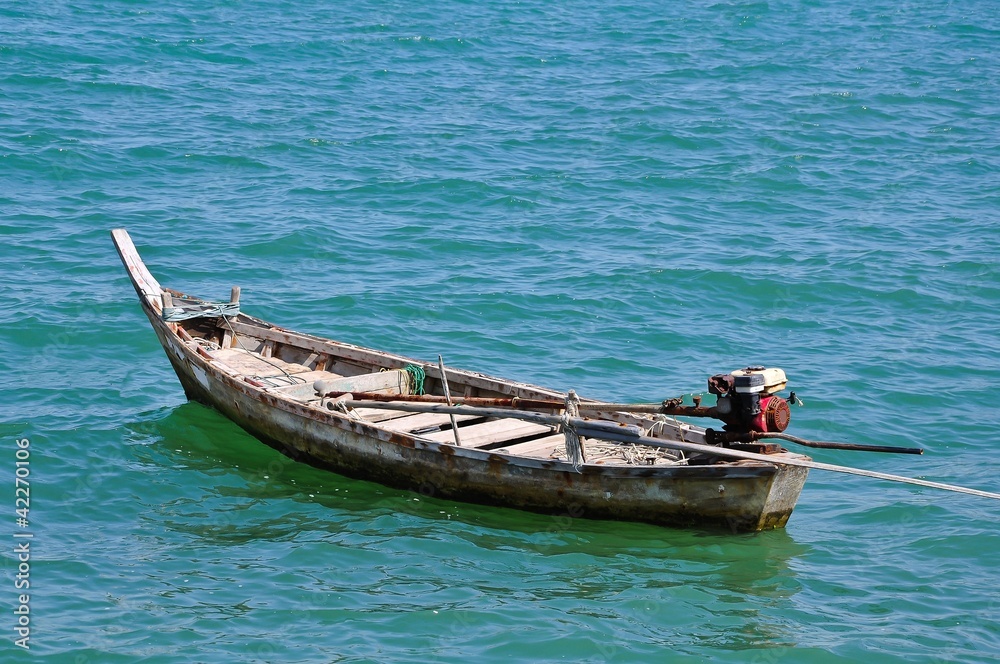 traditional fishing boat in Thailand traditional fishing boat in Thailand