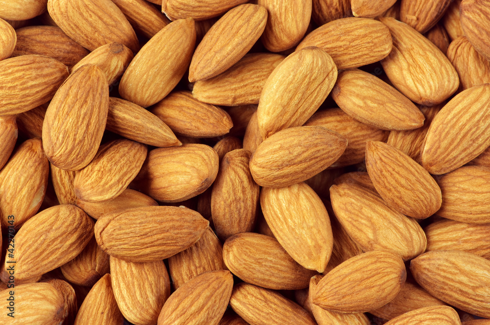 Almonds close-up Almonds close-up