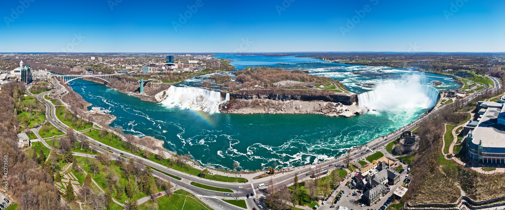Panorama of the Niagara Falls