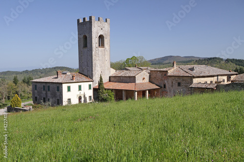 Badia a Coltibuono, monastery in Tuscany, Italy, Europe photo