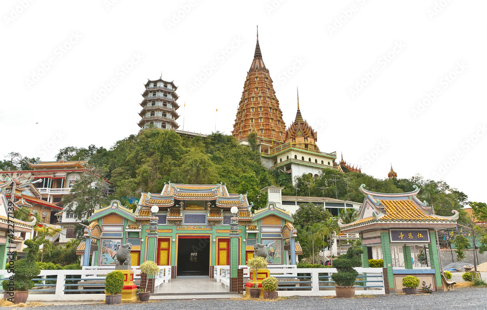 Obraz premium thai temple and Chinese temple