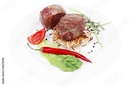 beef fillet with thyme