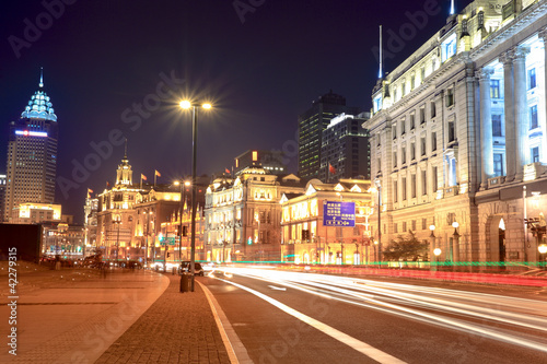 night shanghai bund