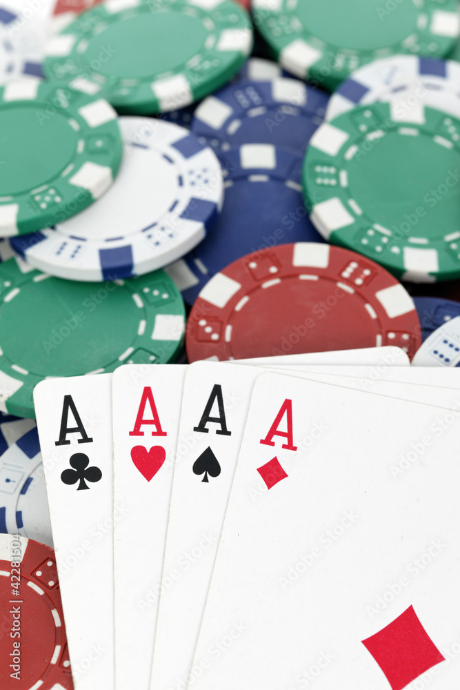 Obraz premium four aces for win