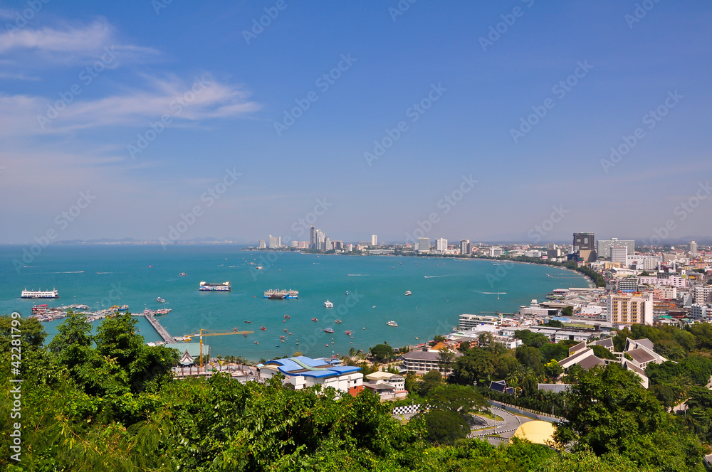 Pattaya bay view 1
