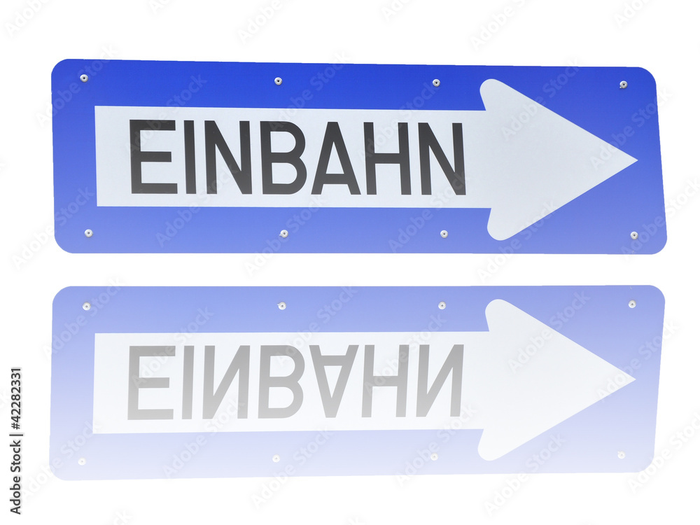 einbahnstraße einbahnstraße
