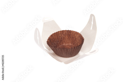 Gift box for sweets, isolated on a white background
