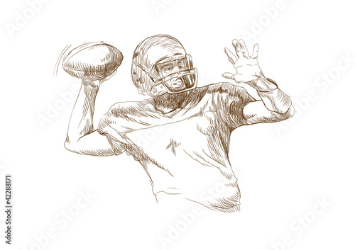 american football player (this is original sketch)