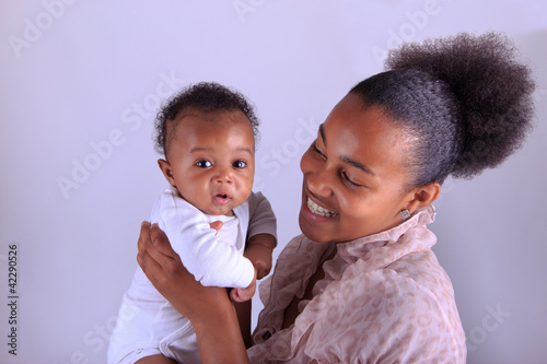 baby newborn with mother