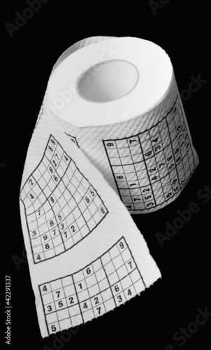sudoku toilet paper