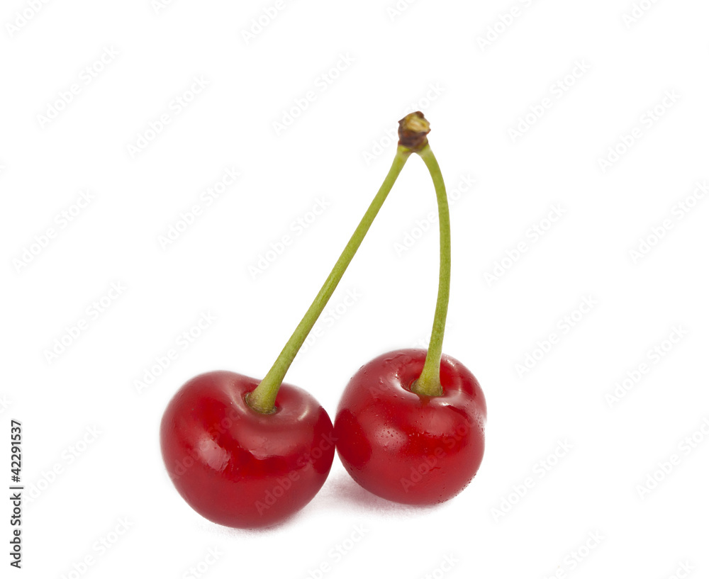 cherries isolated cherries isolated